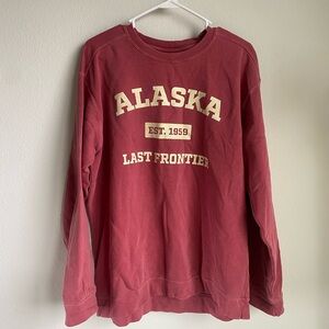 Pink Comfort Colors Alaska Sweatshirt